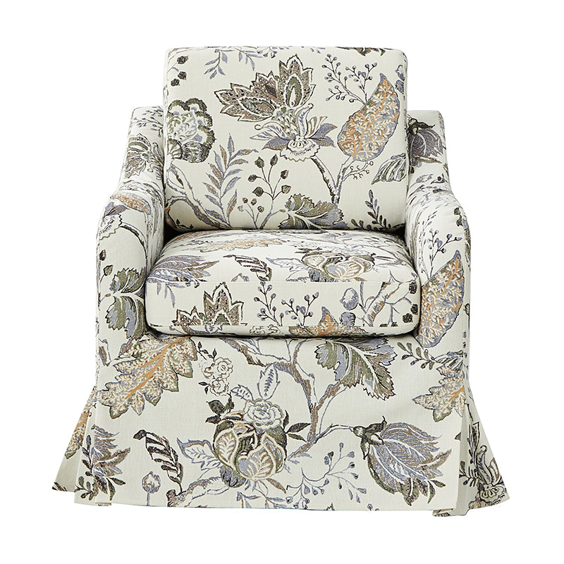 Bertram Claas 360 Degree Swivel Chair With Slipcover