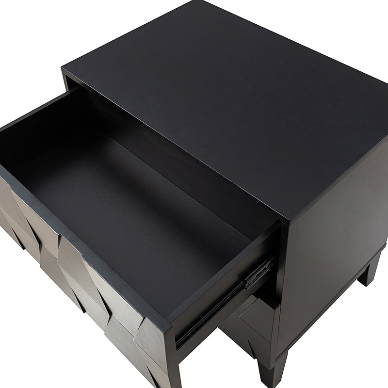 Kamu 2 - Drawer Nightstand with Built-In Outlets