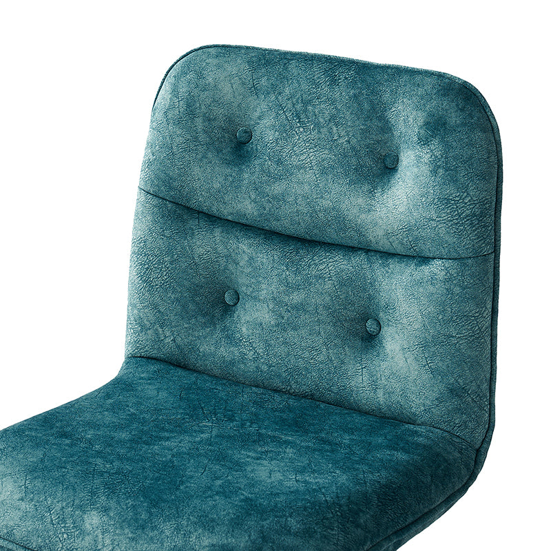 Leonhard Upholstered Swivel Task Chair: Plush Velvet Feel with Linen-Inspired Fabric, Adjustable Height, and Wheels