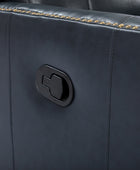 Epimetheus Genuine Leather Manual Swivel Recliner