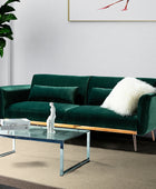Agnes Retro Style Velvet Sleeper Sofa
