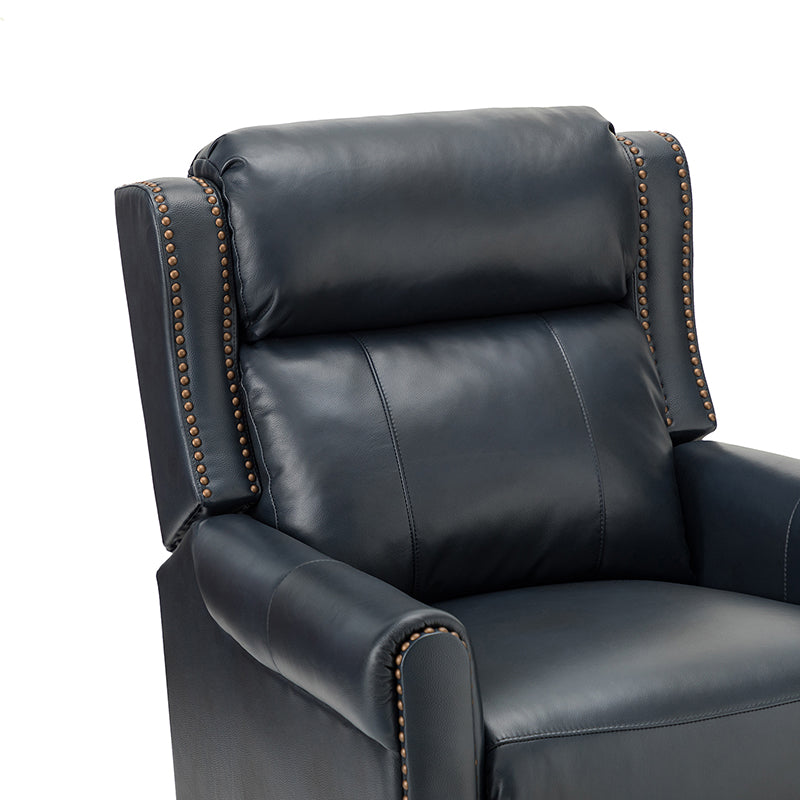 Laura 32.48" Wide Genuine Leather Manual Recliner