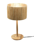 Antalya 21.3" Table Lamp with Raffia Shade - Hulala Home